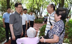 韓正：讓更多市民更好地享受浦江兩岸濱江公共空間的良好環(huán)境