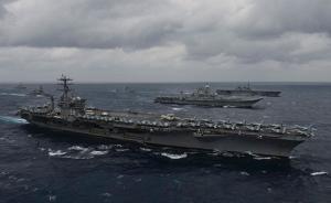 图集｜印美日军演结束，印军方发布演习图片“秀肌肉”