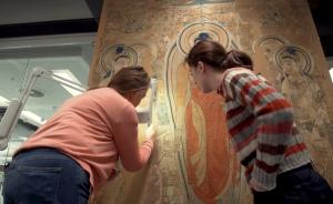 大英博物馆怎么修复唐代敦煌巨幅刺绣