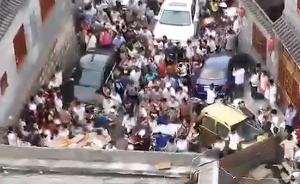 陕西榆林一水库决口，沿线群众集体撤离