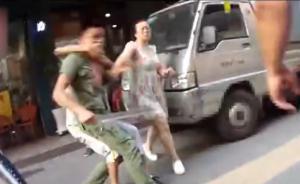 男子違停被貼罰單，揮西瓜刀砍向交警