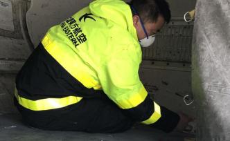 他在武漢機(jī)場修飛機(jī)，抽空隙給護(hù)士妻子發(fā)信息“情人節(jié)快樂”