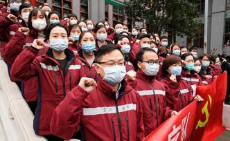 武漢：一名局級干部團(tuán)隊對口服務(wù)10支醫(yī)療隊，每天上門走訪