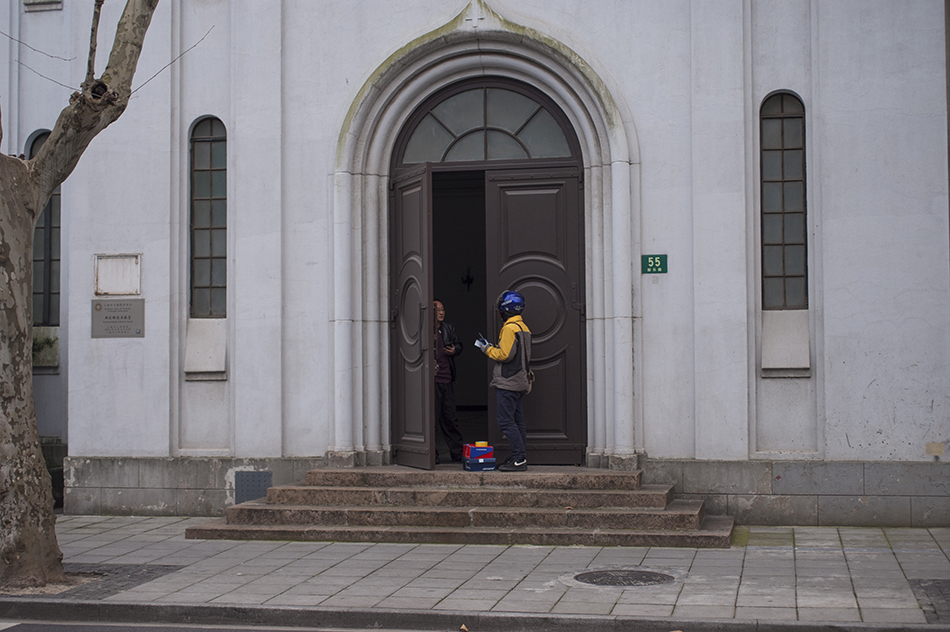 新樂(lè)路教堂的門難得被打開(kāi)了