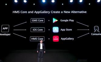 华为正式推出终端云服务HMS：苹果谷歌外给开发者更多选择