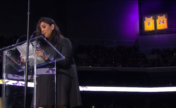 瓦妮莎追思科比和爱女:我们是最佳团队