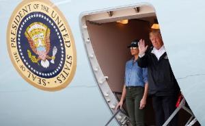 特朗普携夫人再抵飓风灾区视察，已要求国会拨付重建款项