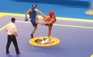 2秒KO！全运散打，一眨眼比赛结束