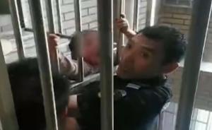 女童头卡防盗网,保安爬窗接力解救