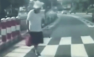 莆田斑马线上向礼让司机鞠躬的老人找到了，女司机当面回礼