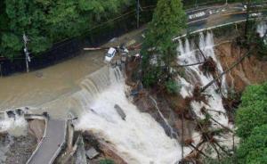 台风“兰恩”袭击日本中部，大约350个航班被迫取消