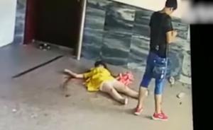 男子当众抱摔猛踢女子致昏迷，无人阻拦