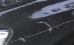 上海一小區(qū)近百輛車被劃傷甚至刻字，不乏奔馳路虎等高檔車