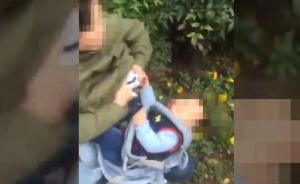 保姆商场偷衣服被抓，拎着东家8个月大婴儿在车流中逆向奔跑