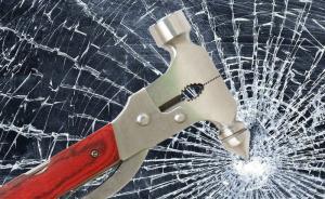 四川司機(jī)酒駕欲闖關(guān)被攔拒不下車，警方警告無果破窗將其控制