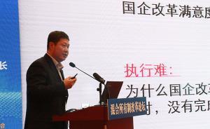 黃群慧：要制定整體戰略性規劃，避免隨意對國企合并重組