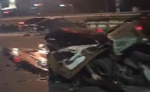 两百万玛莎拉蒂撞烂，非车主司机身亡