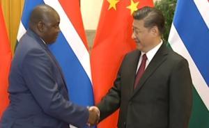 習(xí)近平同岡比亞總統(tǒng)巴羅會談：共同規(guī)劃中岡合作新藍(lán)圖