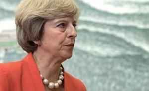 英戰(zhàn)機(jī)模擬高空攔截首相專(zhuān)機(jī)，特雷莎：見(jiàn)證皇家空軍能力