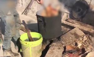 暗訪：狗販當(dāng)街殺狗，見民警不停手