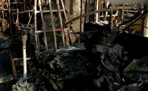 臨時停車場起火，15臺報廢公交被燒毀