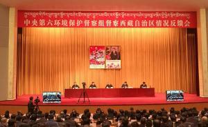 中央环保督察组向西藏反馈：部分领域环境管理还较为粗放