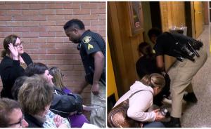 美国教师质疑主管加薪,换来的是手铐