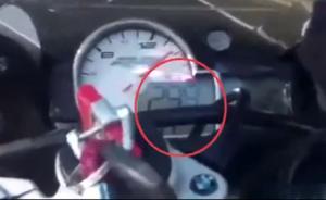 时速299公里在南京机场高速飙车摩托手被抓获