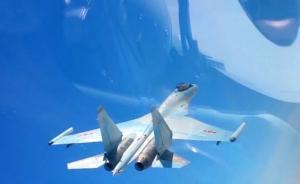 蘇-35戰(zhàn)機首次現(xiàn)身我軍繞臺灣島巡航機群