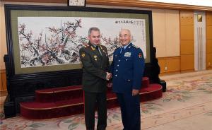 中央軍委副主席許其亮會見俄羅斯國防部長紹伊古