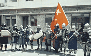 手提梁山好漢的6斤樸刀，中國隊(duì)再次出擊“鎧甲格斗世錦賽”