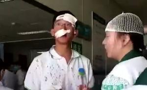 河北一中學(xué)食堂熱水蒸汽管爆炸，部分學(xué)生被玻璃劃傷
