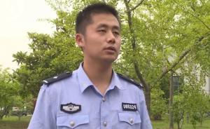 暖闻|江苏淮安男子手持菜刀欲伤人，90后民警徒手挡刀