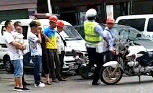 遵義通報(bào)“輔警打人”：簡(jiǎn)單粗暴已停職