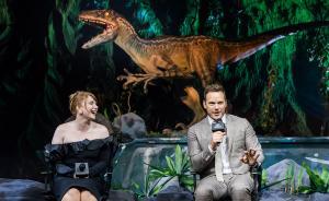 《侏羅紀(jì)世界2》中國首映禮：“帕帕”就是來逗大家開心的