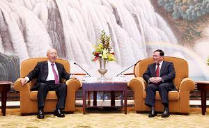 始終秉持“兩岸一家親”！李強(qiáng)會(huì)見國(guó)民黨榮譽(yù)主席吳伯雄