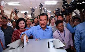 洪森領導的人民黨贏得柬埔寨國會選舉，將再獲執(zhí)政權