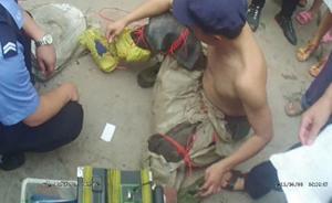 男子把腿盤進褲襠假扮殘疾人乞討，涉嫌詐騙被行拘15天