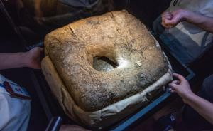 中國首次完整回收的隕石坑在上海展出