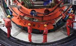 京沈客专望京隧道贯通，系全国最长城市高铁盾构隧道